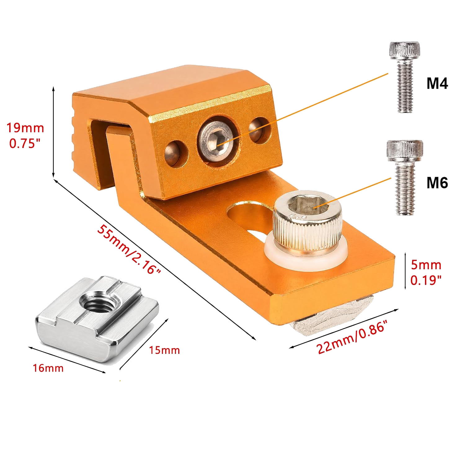 Zestaw aluminiowych zacisków C – Cnc 3018 Pro Max Metal recenzja i cena