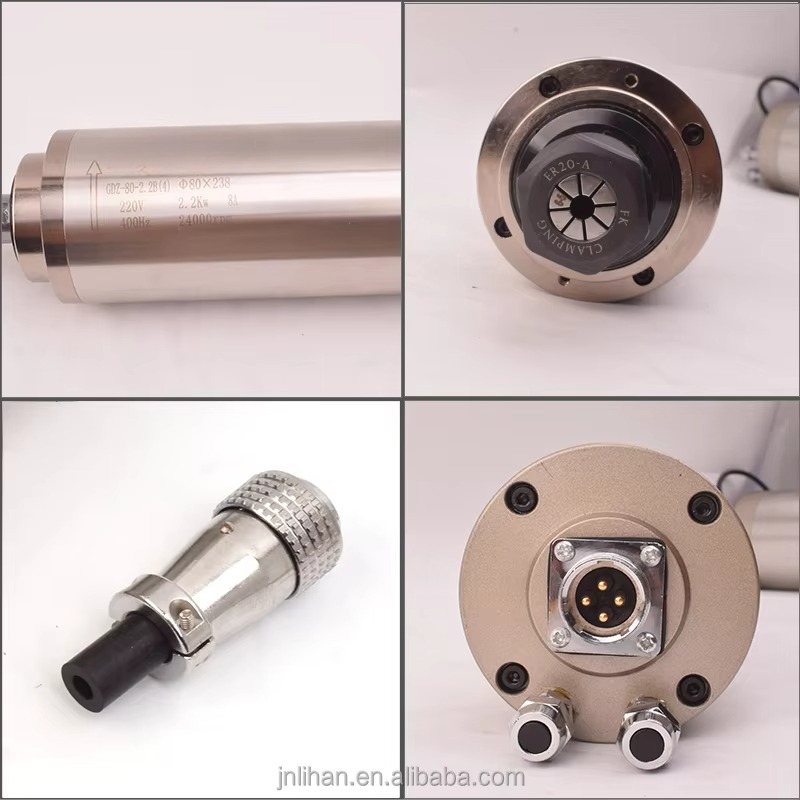 Zestaw wrzeciona obrabiarki ch – 2.2Kw Water Cooled Spindle Kit Vfd recenzja i cena
